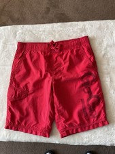 Gio Goi Men’s Spinning Shorts Size Small Red Vgc