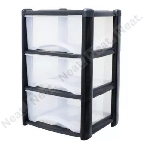 Plastic storage black - storage, 3