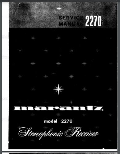 Marantz model 2270 - marantz,