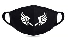 GOTH WINGS Face Mask Washable Breathable Reusable Protection Gothic Dark Mask