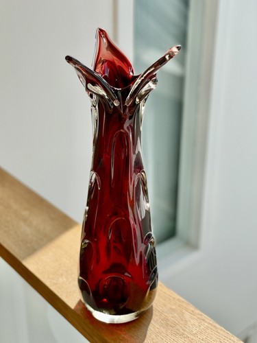 Czech glass vase jan beranek - czech,