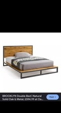 Brooklyn Solid OAK Double Bed