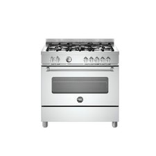 Bertazzoni MAS95C1EXC 90cm 5-Burner Stainless Steel Dual Fuel Range Cooker