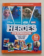 Sainsbury's 2021 Heroes on a Mission Trading Card Album & Cards 