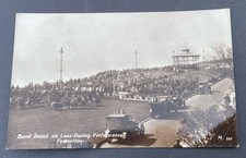 Folkestone Bandstand On Leas Performance Kent Postcard