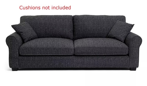 Seater charcoal fabric argos - charcoal,