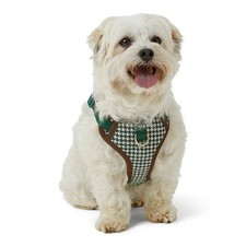 Wainwright's Houndstooth Dog Harness Green, Small, 53-62cm