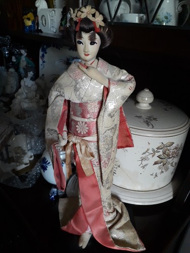 Geisha japanese doll 1981 - doll,