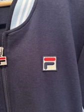 Fila Vintage MK1 Settanta Track Top Navy/sky 4xl New Without Tags