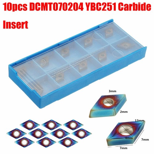 10pcs dcmt070204 ybc251 cnc - 10pcs,