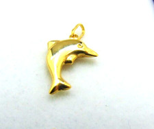 9ct Gold Dolphin Pendant
