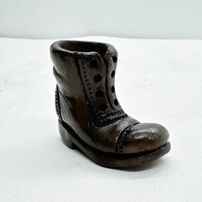 Vintage Studio Pottery Boot Figurine - Shoe Sculpture Decorative Ornament