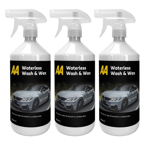Waterless wash and - , wax
