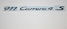 PORSCHE 911 991 " 911 Carrera 4S " BADGE EMBLEM CHROME GENUINE NEW
