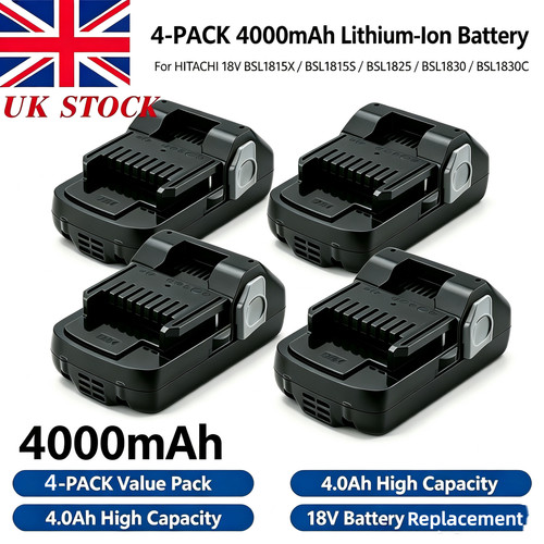 4pack 4000mah ion 18v - 4000mah,