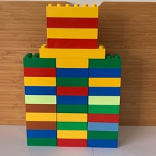 Lego Duplo 2x4 2x6 2x8 Multicoloured Bricks x 35