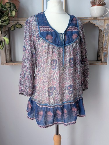 Vintage indian gauze cotton - vintage,