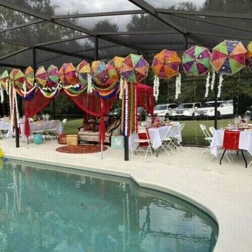 Decorative beach mehndi - beach,