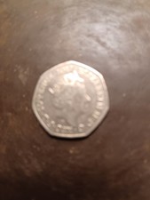 Rare Peter Rabbit 2017 50 Pence Piece