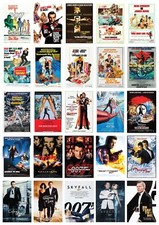 James Bond 007 Movies, All films Available. Ready to frame A4-A0 - Photo paper