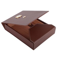 (Brown)Mini Portable Leather