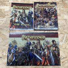Pathfinder RPG GM Game Master Screen & NPC Codex Hardback Book 1st edition
