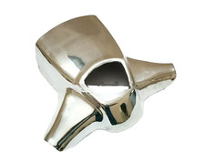 REDUCED LAMBRETTA GP DL POLISHED HEADSET TOP INDIAN TYPE SIL SCRATCHED AS SHOWN