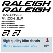 Raleigh RANDONNEUR bike decals