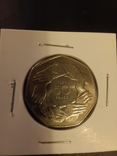 1973 Old Large 50p clasped