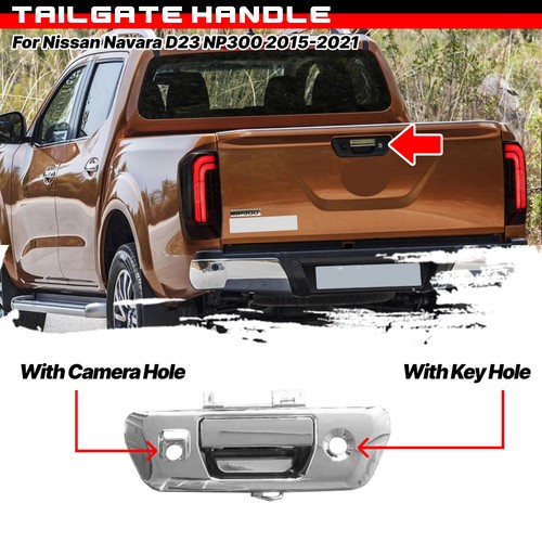 Rear tailgate handle - with, key