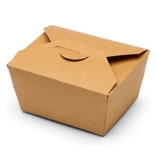 No.1 Kraft Food Takeaway Boxes Brown Kraft Deli Boxes 26oz - 769ml Meal Box