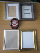 5 Photo Frames- Various colour and designs