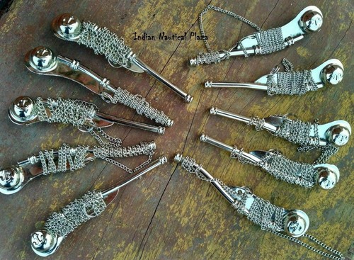 Lot pcs brass bosun - 5, 5"