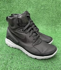 Nike Koth Ultra Mid Stone Island Black 834912-001 Mens Size 7 Pre-owned No Box