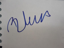 BJORN ULVAEUS  AUTOGRAPH SIGNED ALBUM PAGE  ( ABBA ) COA 55