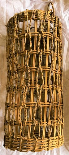 Natural rattan lamp shade - lamp,