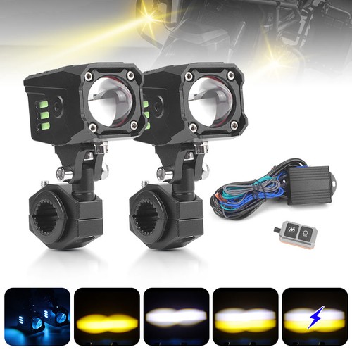 Pair 80w led motorcycle spot - motorcycle,