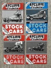 4 Aycliffe F1 Brisca Stock Car Programmes Progs Stockcar 1986 Frankie Wainman