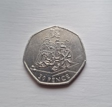 2011 UK 50 pence coin