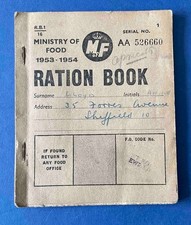 Ration Book Ministry of Food