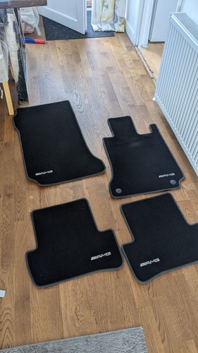 Mercedes w204 floor - mats, set