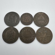Antique french bronze coins - antique,