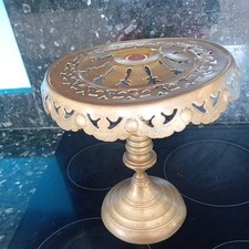 Antique Victorian Ornate Brass Plant/Cake Stand Trivet