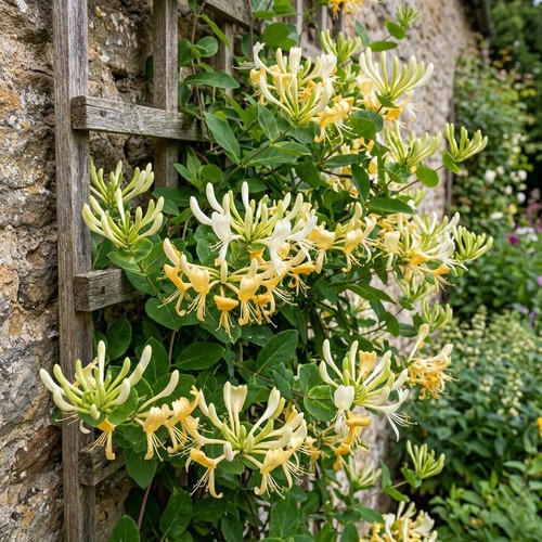 Lonicera graham thomas - lonicera, rhs
