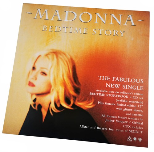 Madonna display card - display, bedtime