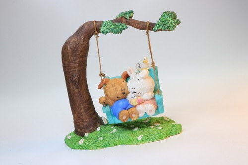 Bunnies the swing - bunnies,