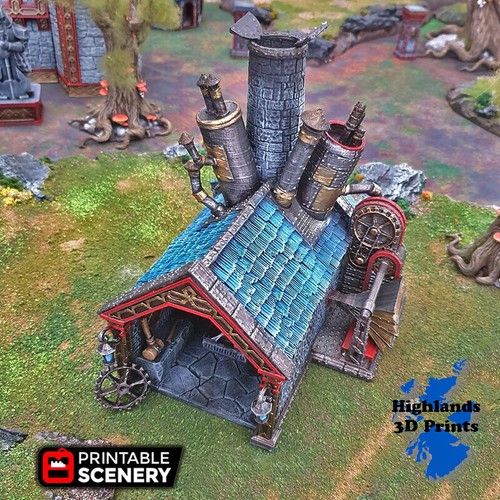 Dwarven forge scatter terrain - forge,