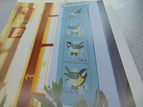 Bird bell pull cross - bird,