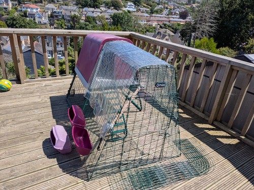 Omlet chicken coop run - go, up