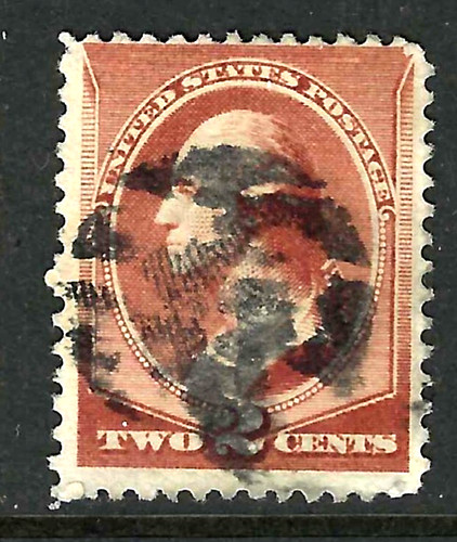 210 unusual fancy cancel - #210, 2